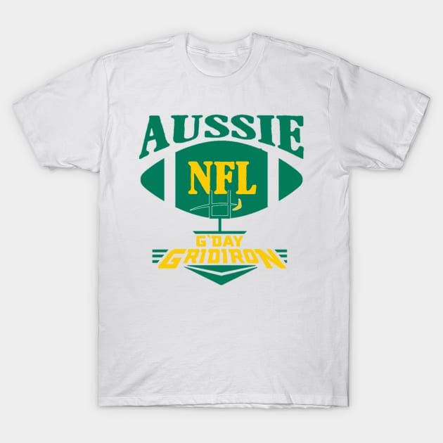 Aussie NFL Fantasy meets Gday Gridiron T-Shirt by Aussie NFL Fantasy Show